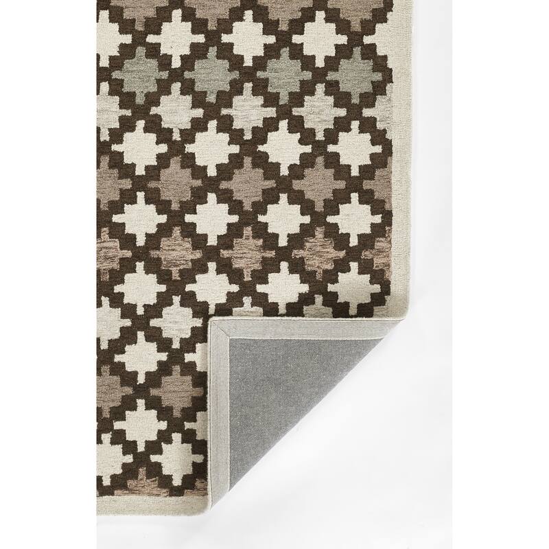 Erin Gates by Momeni Abbott Diamond Trellis Hand Tufted Wool Area Rug