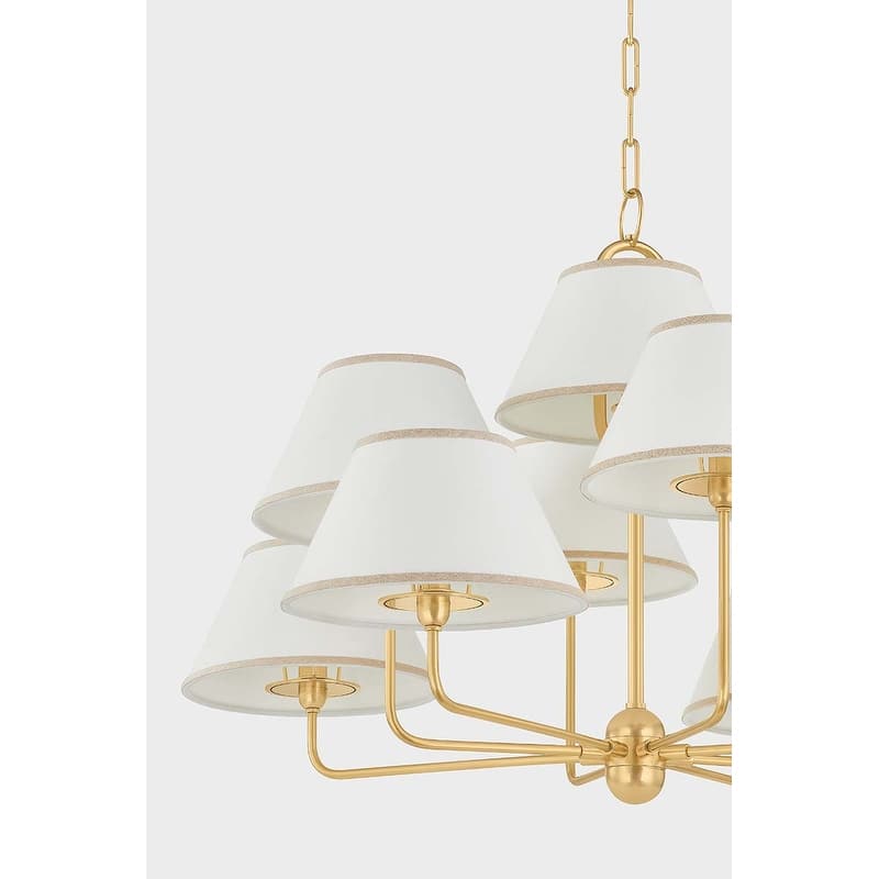 Hudson Valley Lighting 7409 Durland 9 Light 41" Wide Chandelier with
