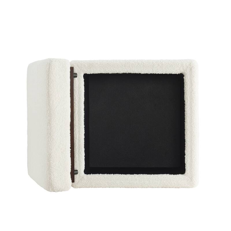 Rue Sherpa Square Storage Ottoman
