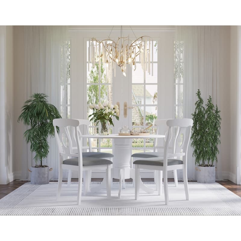 Olivia 5-pieces Dining Table and Chair - Table and 4 Chairs