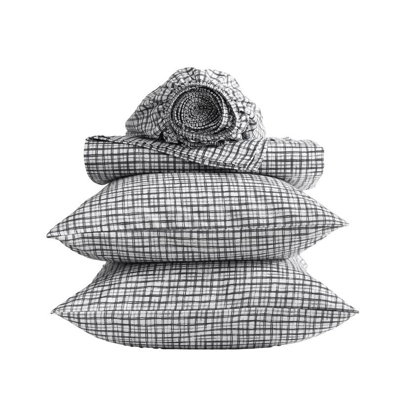 Kenneth Cole Printed 4 Piece Sheet Sets