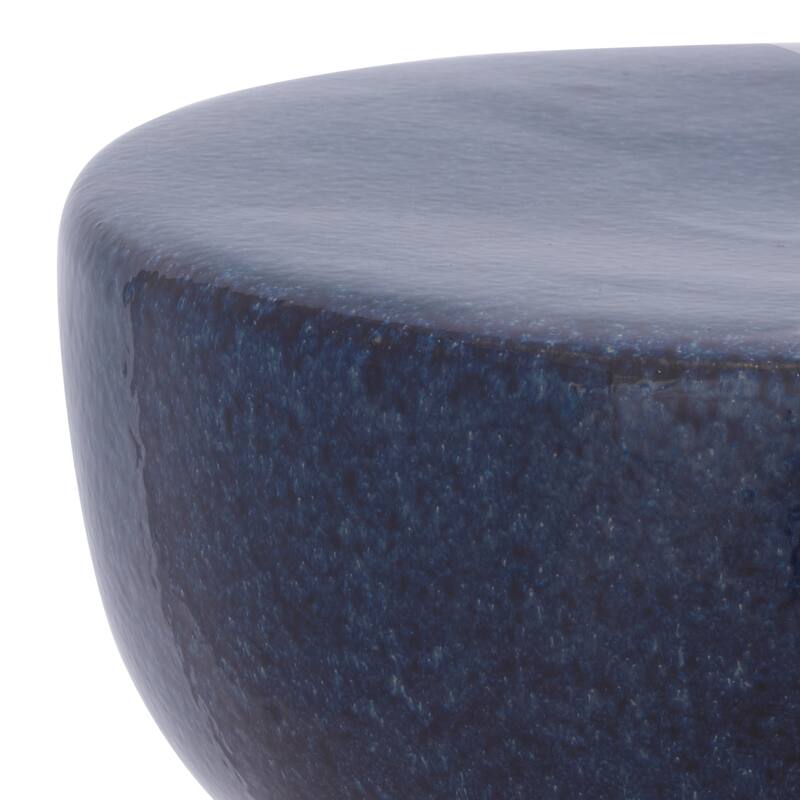 SAFAVIEH Home Cherie, 17-inch, Ceramic Garden Stool - 13"W x 13"D x 17"H