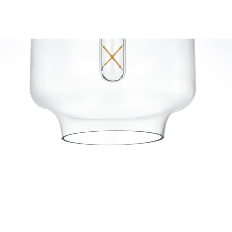 1-Light Pendant with 7 inch Clear Glass