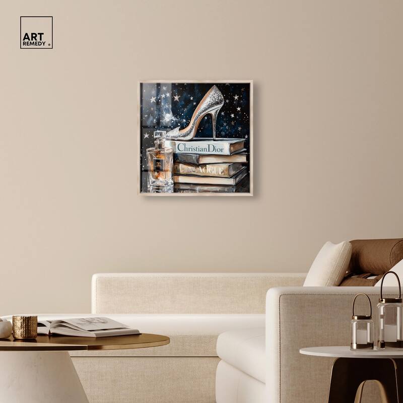 Sparkling Stars Heel Shadowbox by Art Remedy