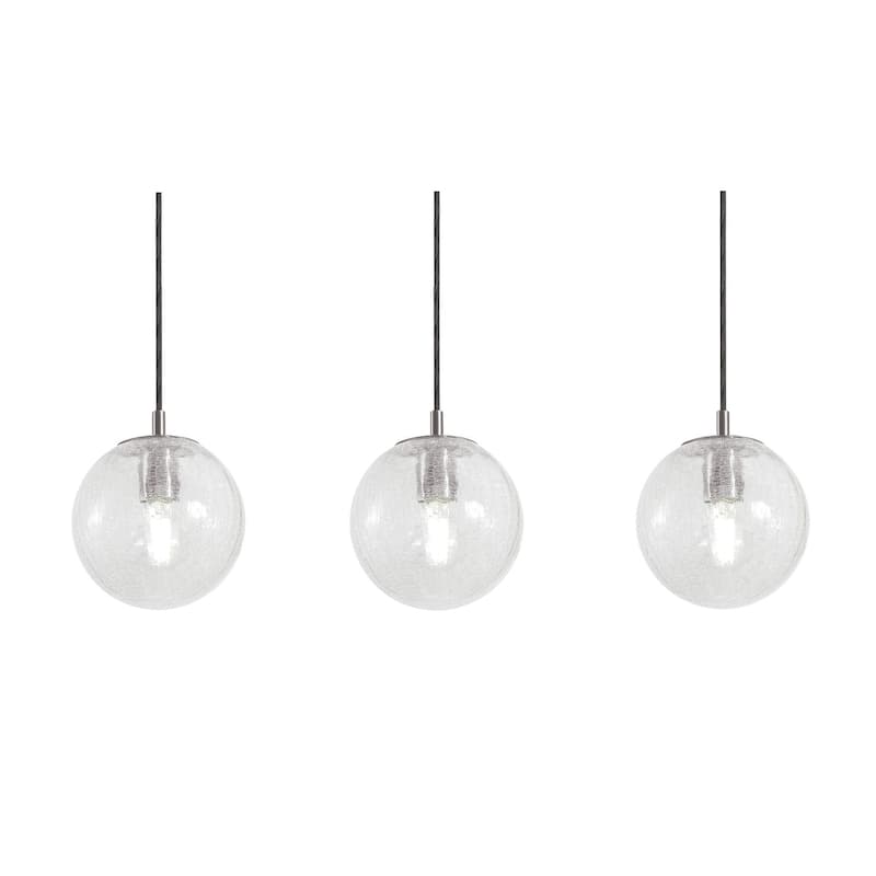 AFX PLAP07MBLNR3 Palla 3 Light 36" Wide Multi Light Pendant - Satin Nickel