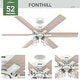 preview thumbnail 7 of 18, Hunter 52" Fonthill Ceiling Fan with LED Light, Handheld Remote ENERGY STAR! Easy Install!
