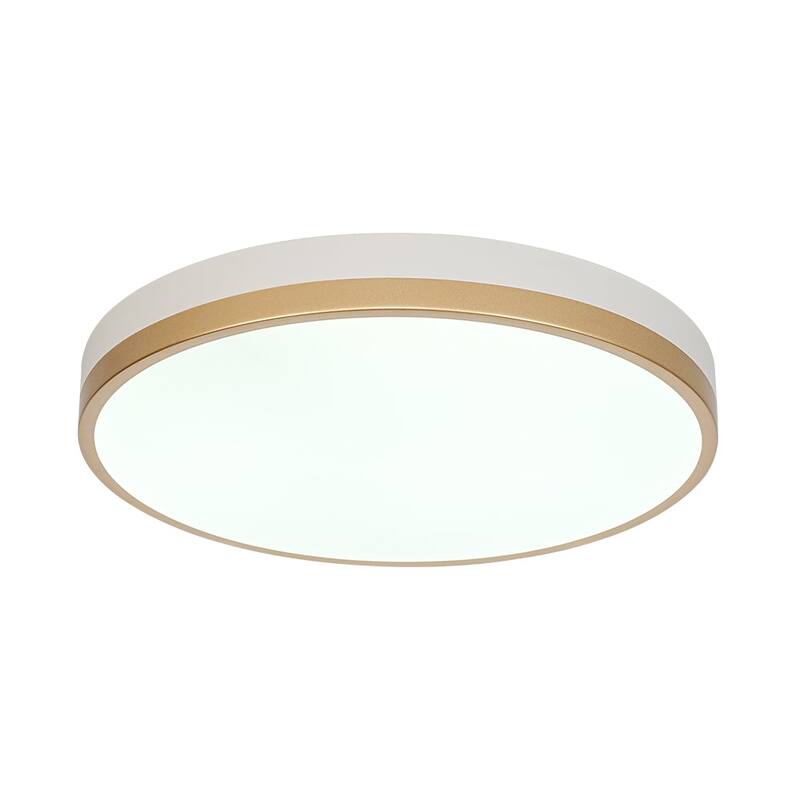 Minimalist Round Dimmable LED Flush Mount Light 5 CCT, 28W 15.7in