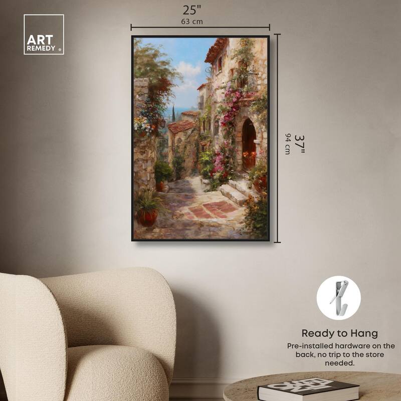 Mediterranean Charm I Canvas by Art Remedy
