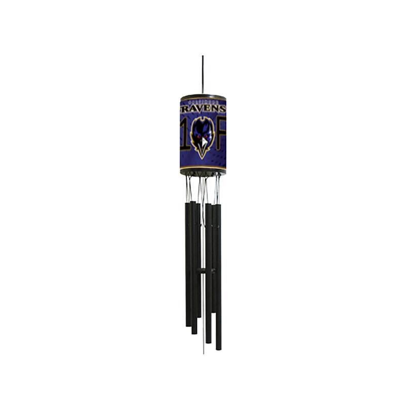 NFL Wind Chime, #1 Fan with Team Logo, Baltimore Ravens