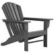 preview thumbnail 53 of 96, Altura Classic Outdoor Eco-Friendly All Weather Adirondack Chairs with Side Table (3-Piece Set)