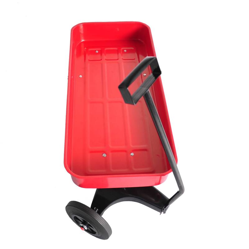 Steel Garden Cart with Wheels