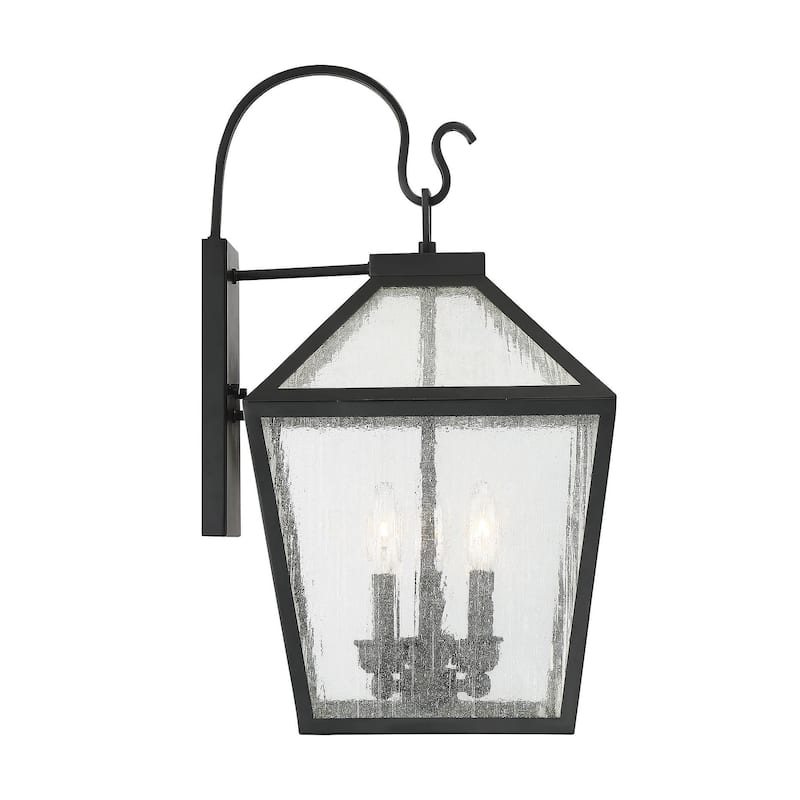 Savoy House Woodstock 3 Light 24" Tall Outdoor Wall Sconce with a