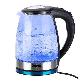 ZOKOP 2.ZOKOP 1500W 1.8L Stainless ZOKOP Electric Kettle, 1.8L Glass Water