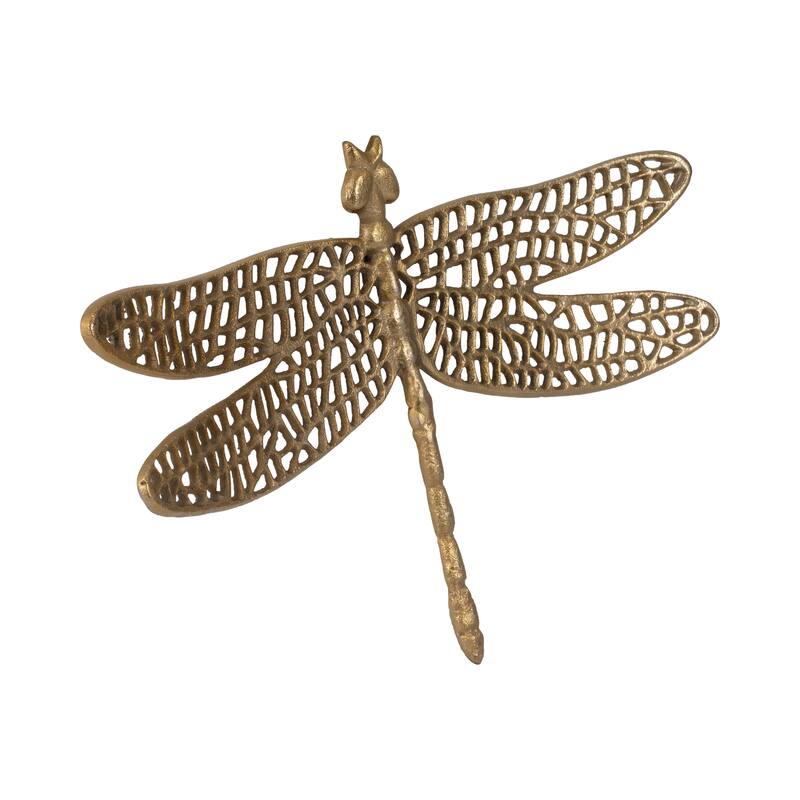 Sagebrook Home Whimsically Crafted Dragonfly Figurine, Elegant Home Decor Accent, Intricate Detail