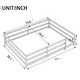 preview thumbnail 3 of 10, Grey Floor Bed with Fence,Wood Kids Bed,Full Size