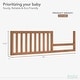 preview thumbnail 11 of 26, Evolur Convertible Crib Toddler Guard Rail