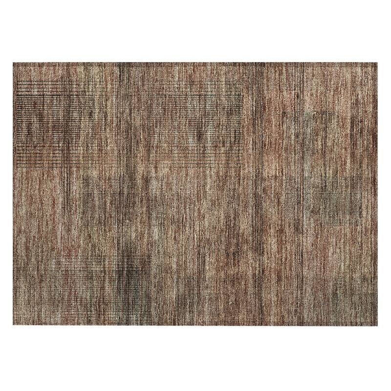Machine Washable Indoor/ Outdoor Chantille Contemporary Imprints Rug
