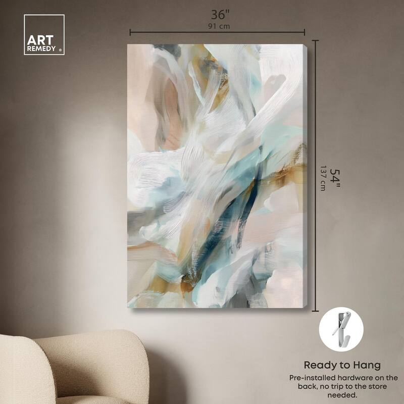 Whispering Colors I Canvas by Art Remedy, Gallery Wrapped