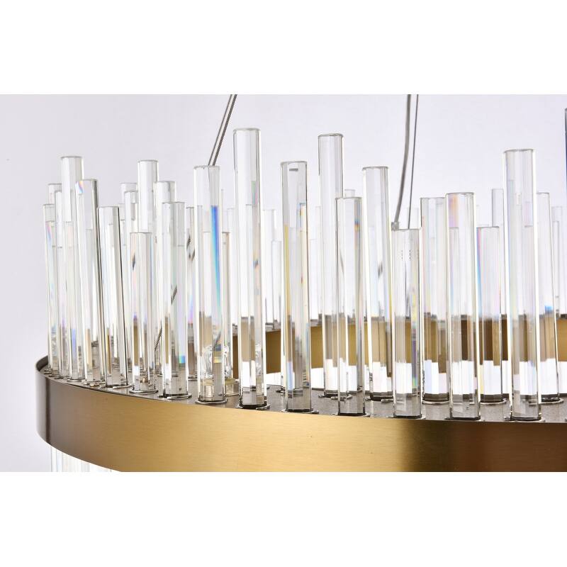 Gold Chandelier Clear Crystal