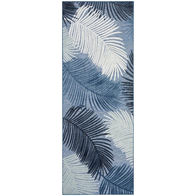 Nourison Suncoast Indoor/Outdoor Nature Area Rug.