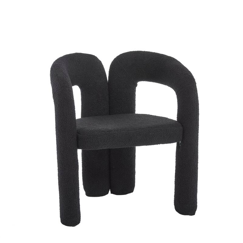 Contemporary Designed Fabric Upholstered Accent/Dining Chair /Barrel Side Chairs Kitchen Armchair set of 2