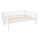 preview thumbnail 23 of 38, Full Over Full Over Full Triple Bed Convertible into 2 Full Size Platform Beds and 1 Floor Bed, Bed Frame with Slide and Ladder