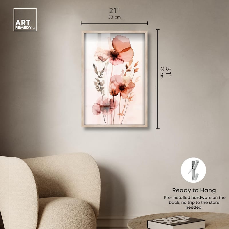 Petal Dye II Shadowbox by Art Remedy