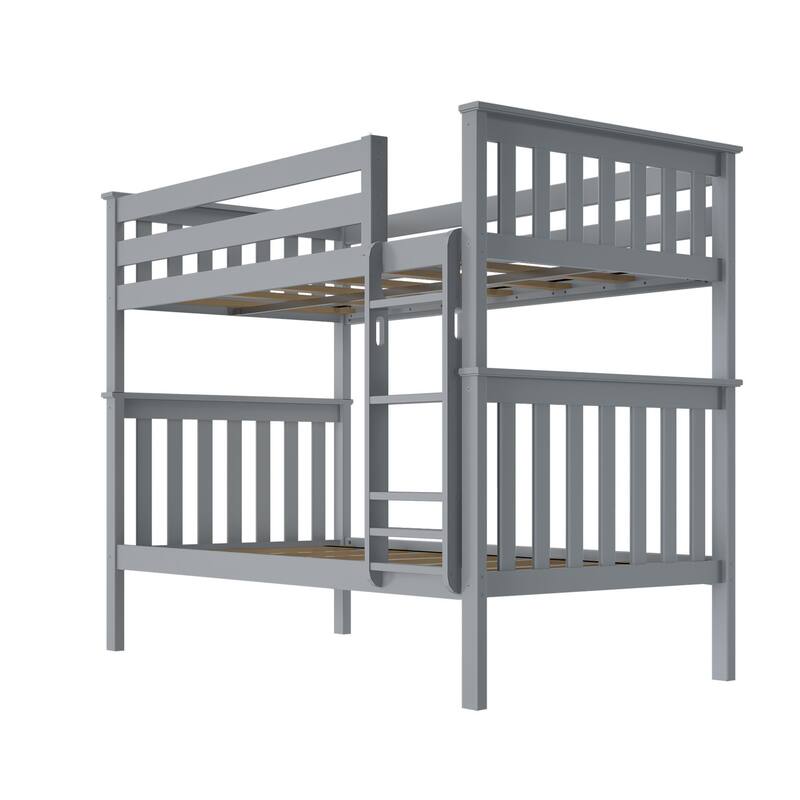 Max and Lily Twin over Twin Solid Wood Bunk Bed