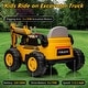 preview thumbnail 16 of 27, 12V Kids Ride On Excavator Digger Car with Remote Control