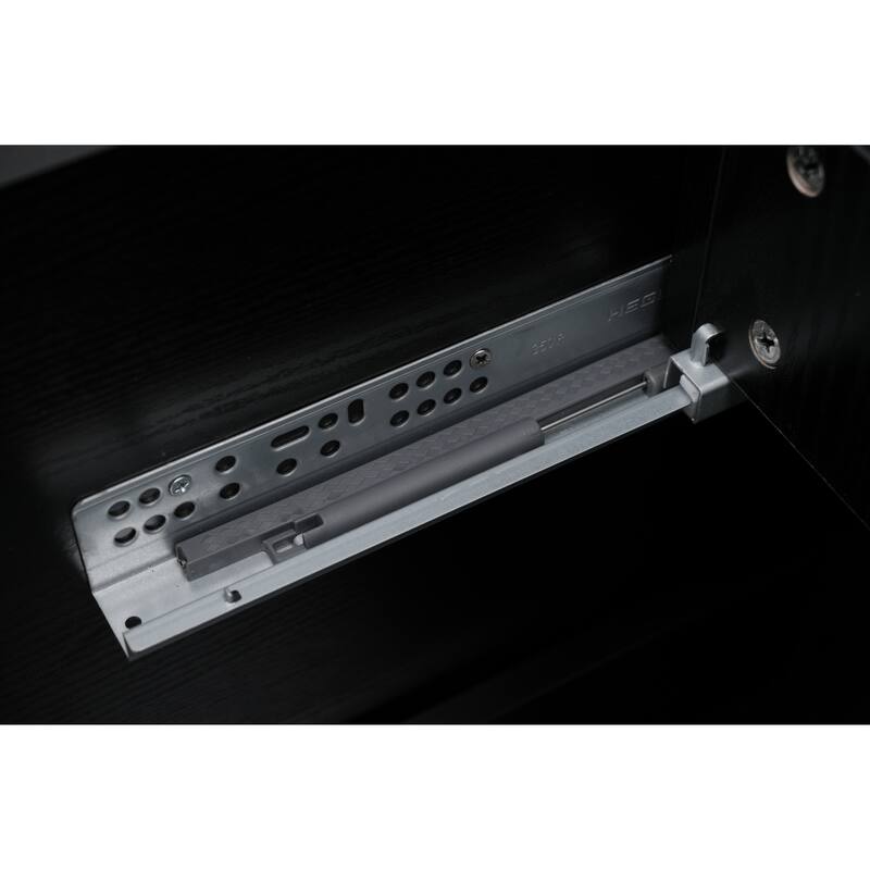 GDFStudio - Mercer Transitional Wall Mounted Bathroom Vanity Cabinet with Double SMC Sink, Soft Close Doors & Drawers