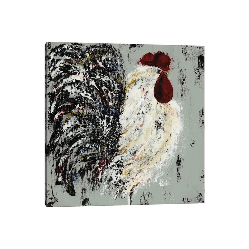 iCanvas "Rooster" by Ashley Bradley Canvas Print