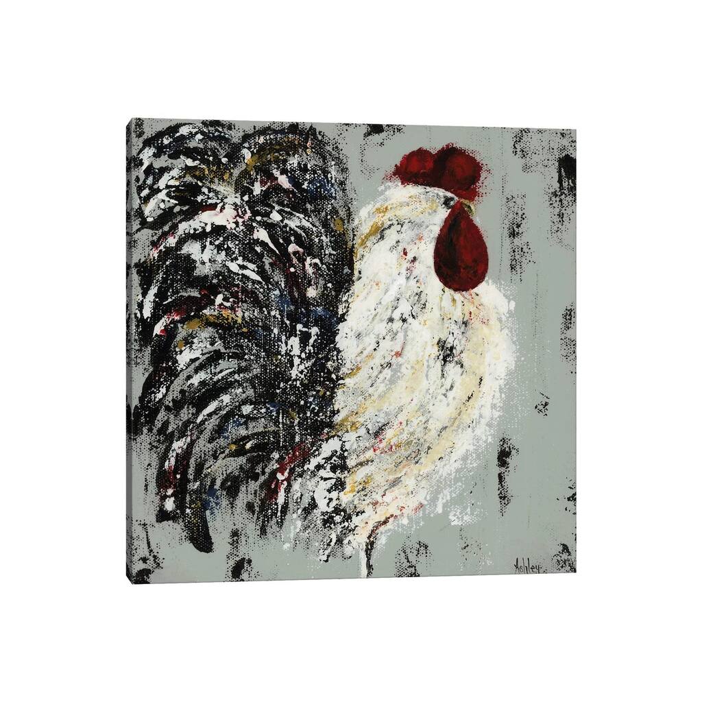 iCanvas "Rooster" by Ashley Bradley Canvas Print