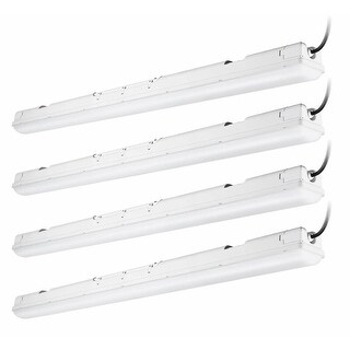 LEONLITE 70W LED Vapor Proof Fixture 5000K Safety Guarantee Pack of 4 7700lm