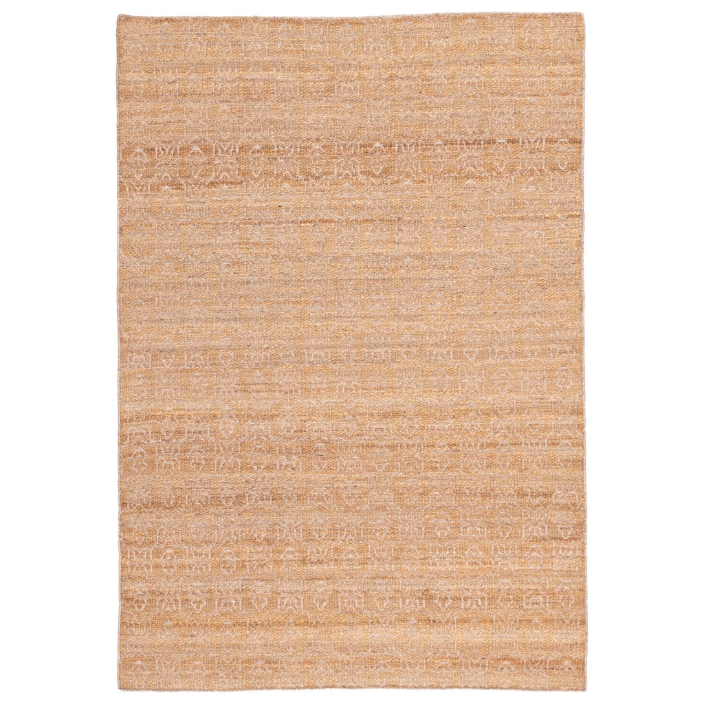 ECARPETGALLERY Flat-Weave Palas Denizli Tan Jute Kilim - 5'3 x 7'6