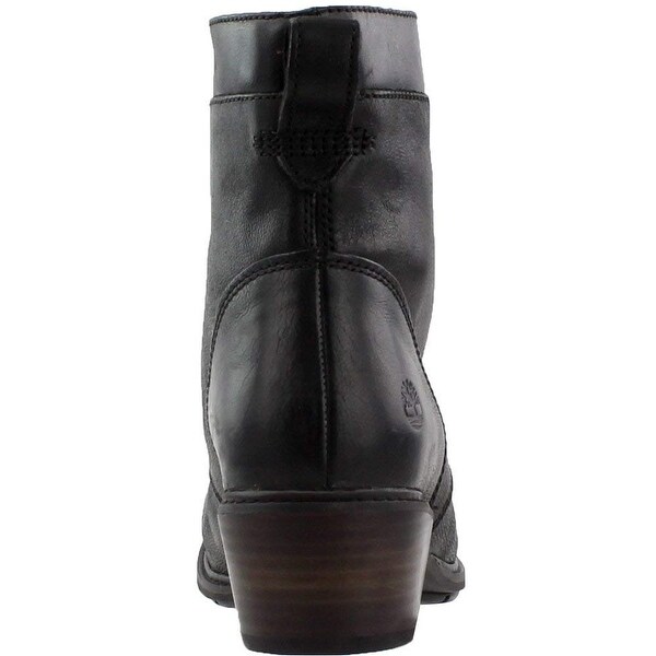 timberland heeled combat boots