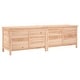 preview thumbnail 53 of 79, vidaXL Patio Storage Box with Lid for Outdoor Garden Furniture Solid Wood Fir