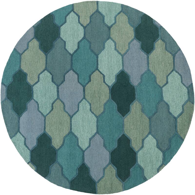 Hand-Tufted Ryde Moroccan Trellis Wool Rug