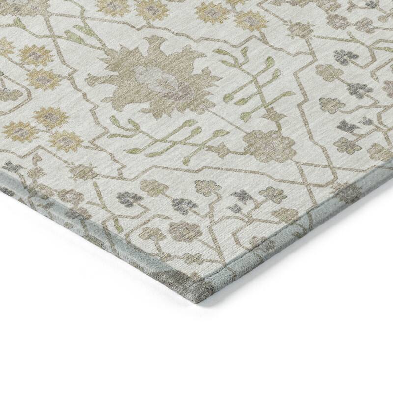HomeRoots Oriental Traditional Rectangle Outdoor Rug