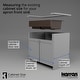 preview thumbnail 29 of 75, Karran Retrofit Farmhouse Quartz 34 in. Double Bowl 50/50 Sink Kit