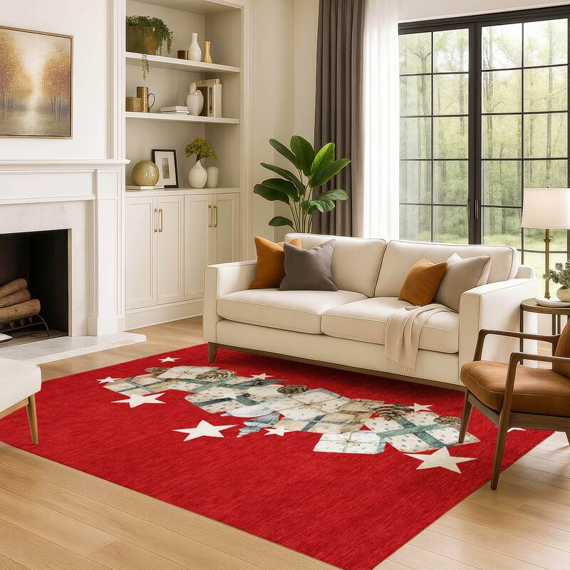 Premium Washable Super Soft Christmas Presents Mayfield Rug