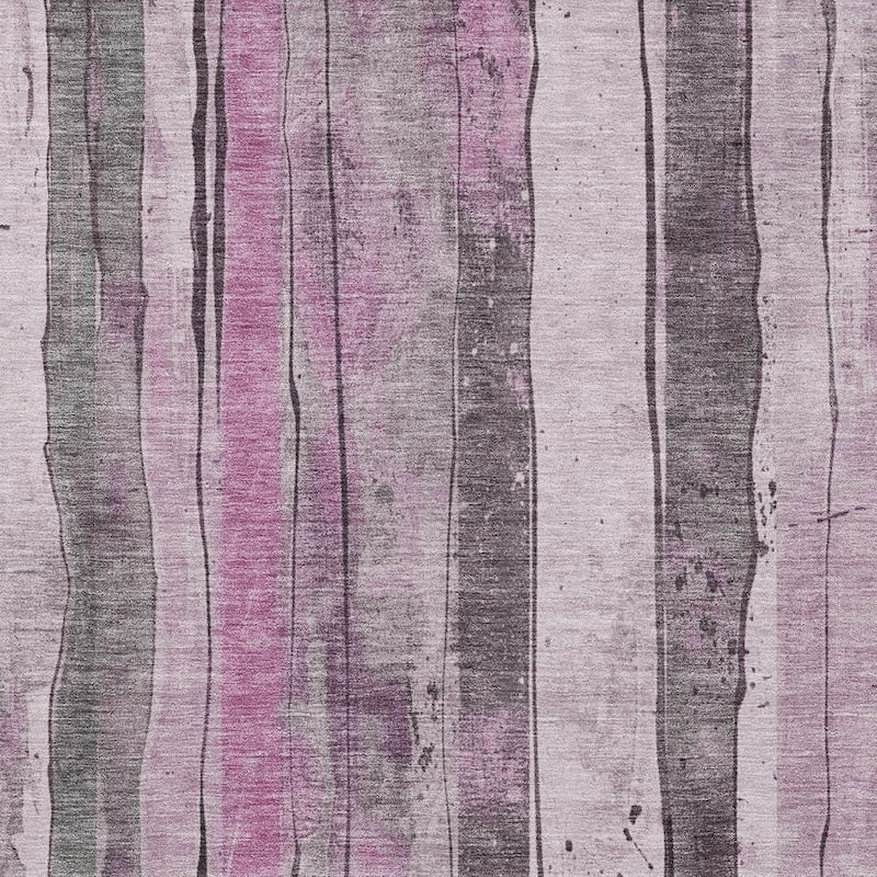 HomeRoots Striped Transitional Rectangle Outdoor Rug