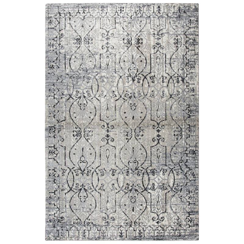 Alora Decor Swagger Persian-style Scroll Rug - 7'10" x 10'10" - Taupe