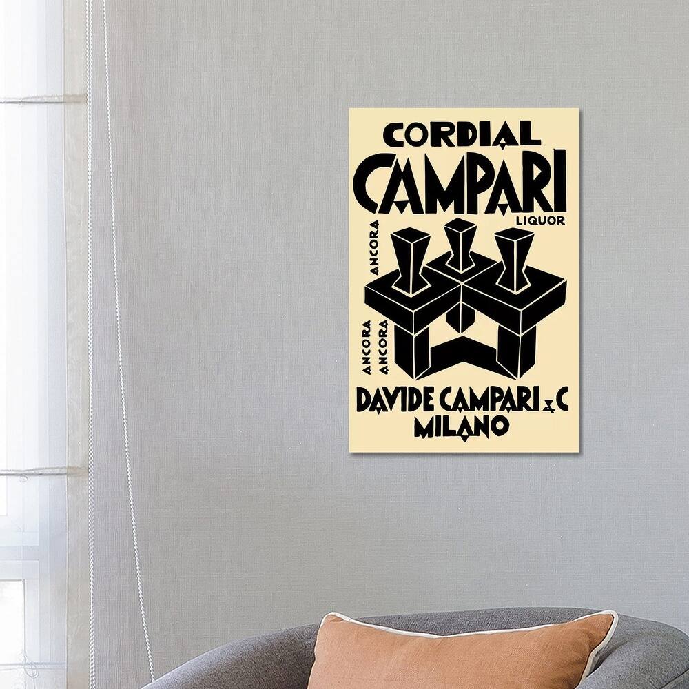 iCanvas "Cordial Campari Liquor" by Vintage Apple Collection Canvas Print
