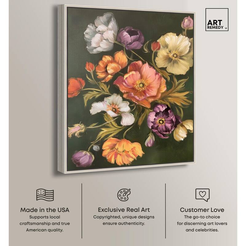 Twilight Tulips II Canvas by Art Remedy