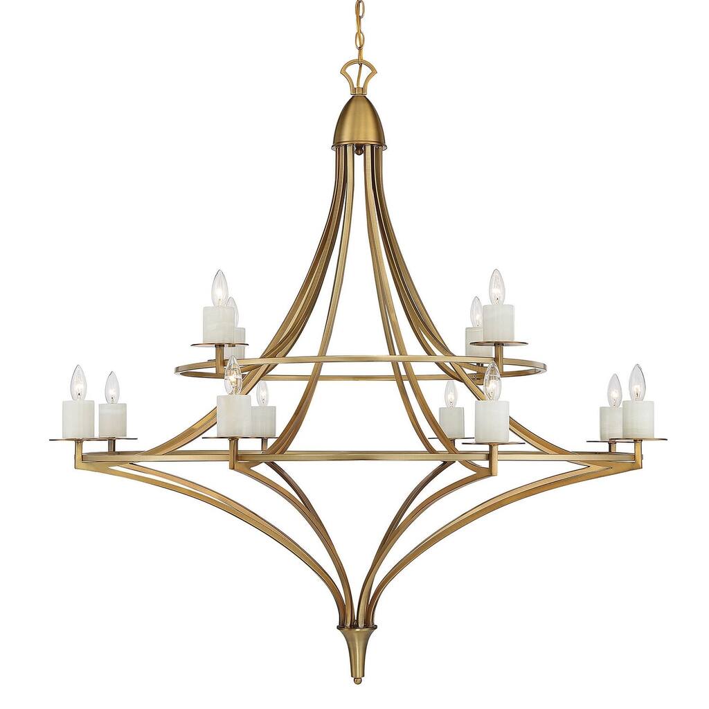 Savoy House 1-1672-12 Director 12 Light 50" Wide Chandelier