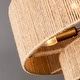 preview thumbnail 11 of 14, Lusteria 24" Gold 2-Tiered 6-Light Farmhouse Chandelier - Brown