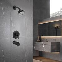 Black Tub Shower Set Shop Online At Overstock