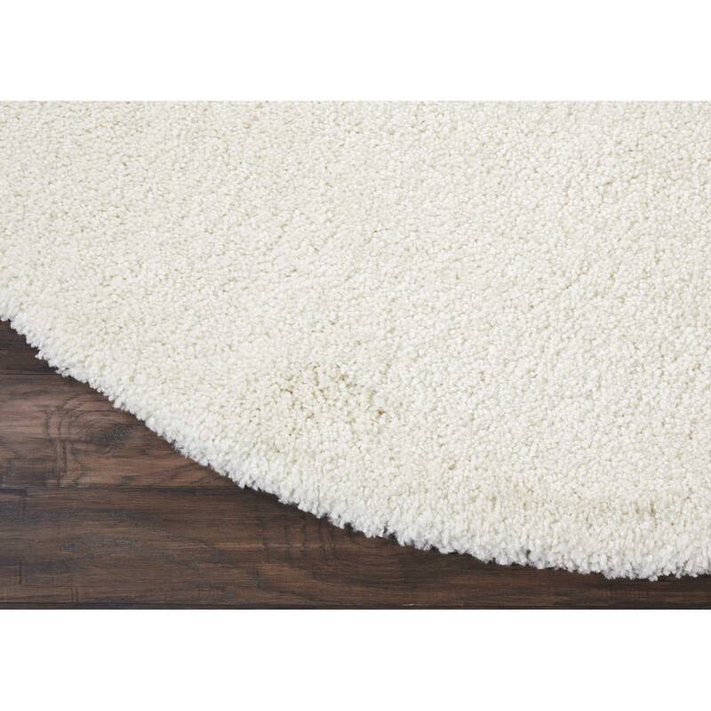 Cakes Geometric Stain Resistant Soft Area Rug By HomeRoots - 48' X '48' X '1.54