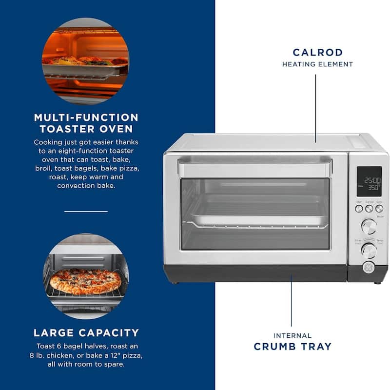 General Electric Stainless Digital 6-Slice Convection Toaster Oven