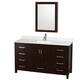 Option Espresso, Chrome Trim, Giotto Quartz Top